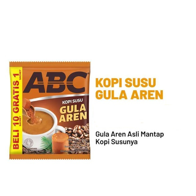 KOPI SUSU GULA AREN ABC 27GR HALAL