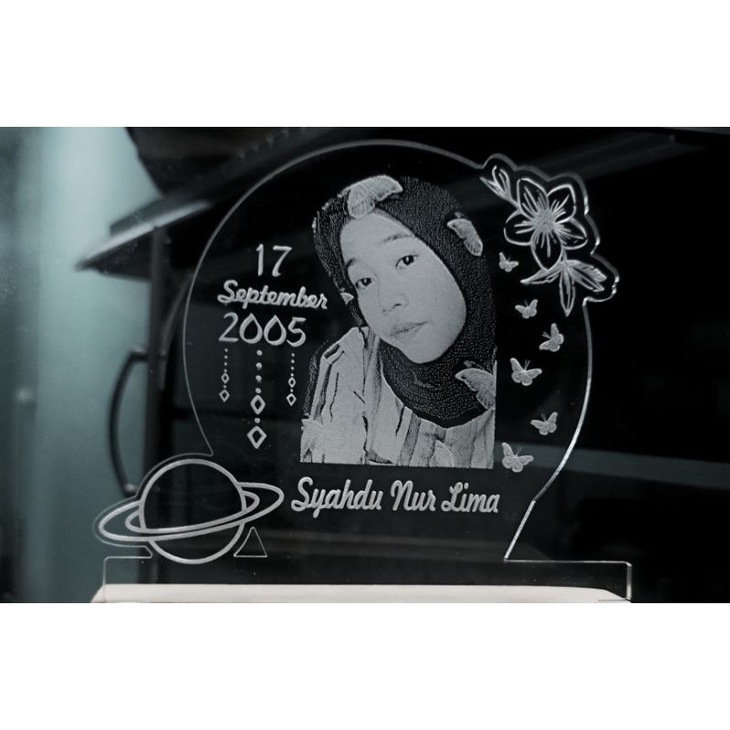 ID LAMPU HIAS LAMPU AKRILIK LAMPU LED CUSTOM KADO HADIAH BISA REQUEST FOTO SENDIRI