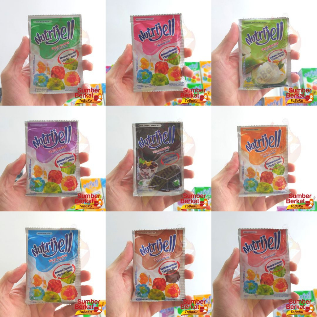 

Nutrijell Jelly Ekonomis Nutrijel Jeli Kecil Sachet 10 gram Murah Grosir