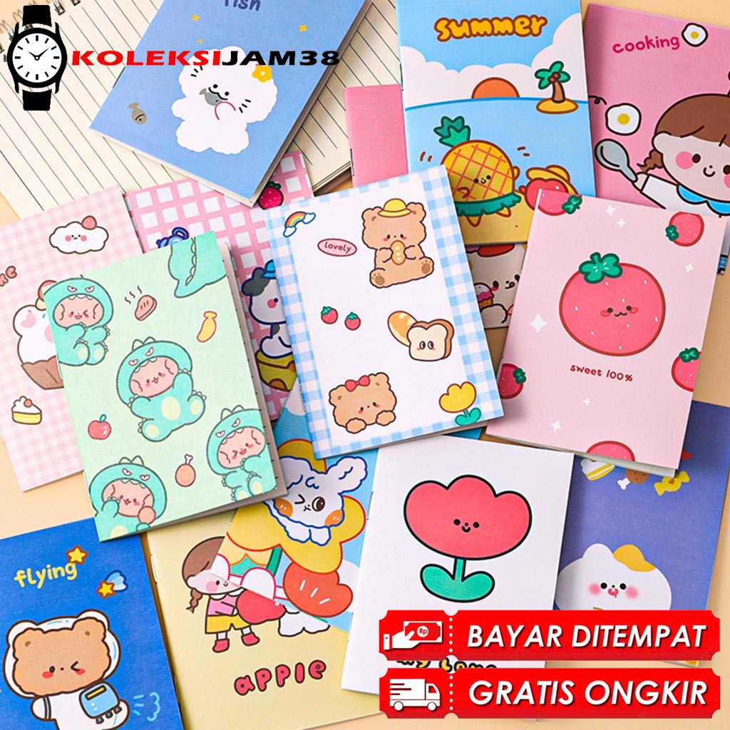 

BISA COD ! Buku Tulis Mini Motif Kartun Note Book Mini Cartoon Book Notepad Karakter Buku Tulis Memo Kecil Murah Import