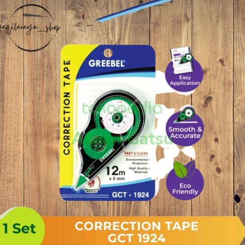 

TIP-EX KERTAS GREEBEL GCT-1924 / CORRECTION TAPE (1 pcs)
