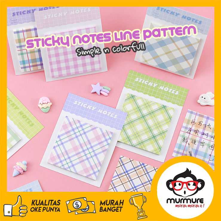 

MURMURE | STICKY NOTE MEMO TEMPEL MOTIF SIMPEL ESTETIK