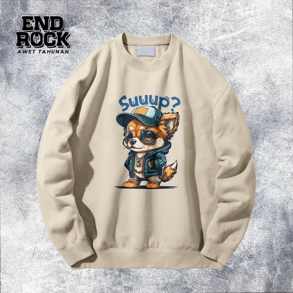 Crewneck Exclusive Original Endrock Tema Litle Puppy DTFS172