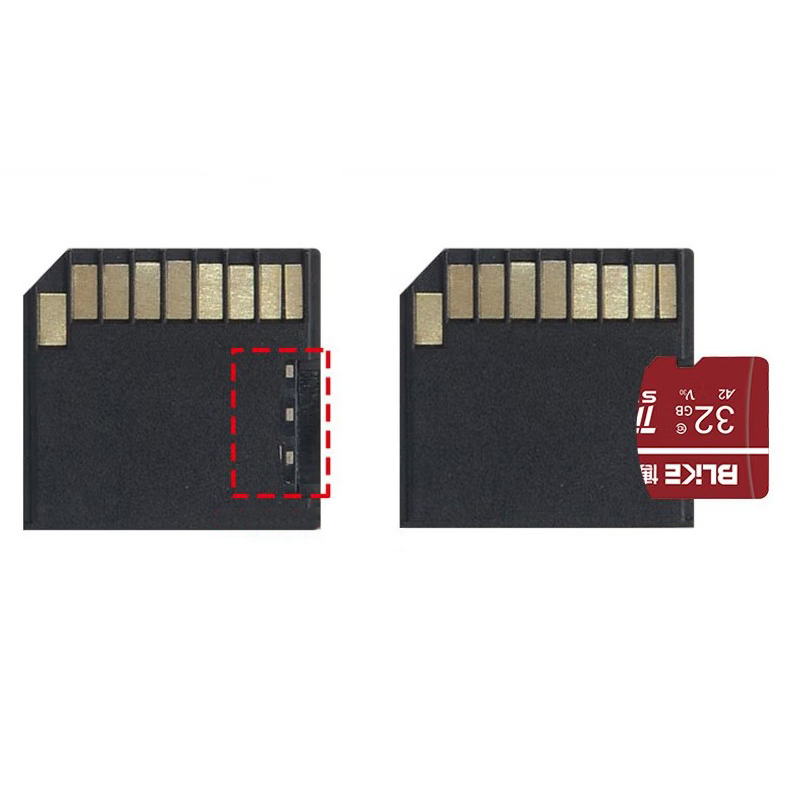 Micro SD to SD Card Adaptor Storage Expansion Macbook Air Pro - SW12 - Black