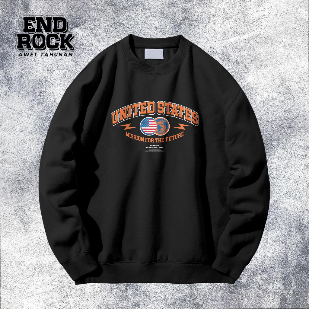 Crewneck Exclusive Original Endrock Tema Mission Future DTFS173