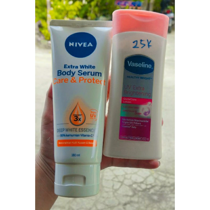 body serum nivea, body serum vaseline, handbody