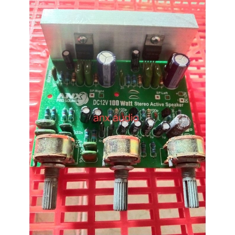 power ampli dc 3 potensio 100 Watt stereo