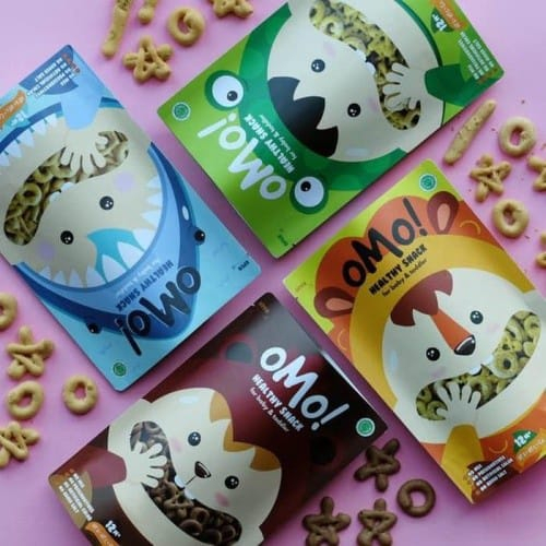 OMO! PUFF Snack Sehat Bayi Snack Sehat Anak 75 Gram