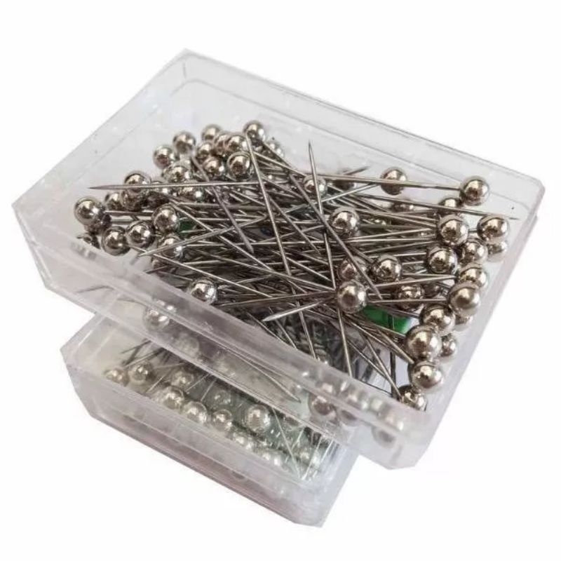 JARUM PENTUL MIKA SILVER STAINLESS ANTI KARAT HAODIE DRESSMAKER PINS IMPORT ANTI KARAT