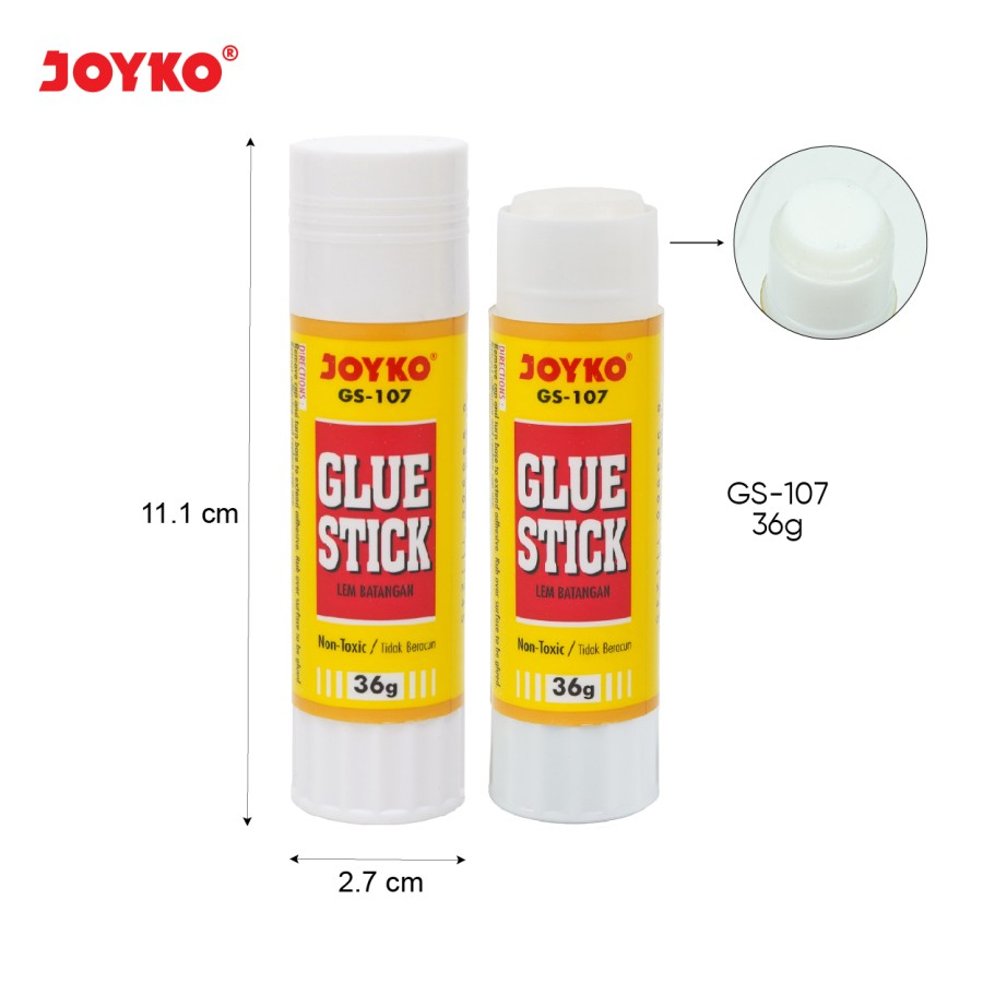 

Lem Glue Stick Joyko GS 107 - 36 gr [ 1 PCS ]