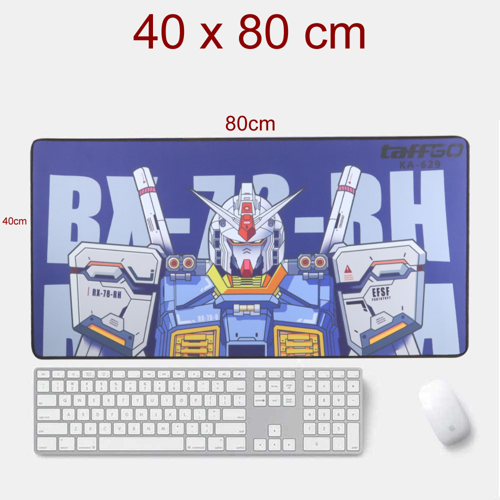 Mouse pad Besar Gundam RX-78-RH  80 x 40 cm Alas Mousepad 40x80cm Mousepad 400x800mm Robot Anime