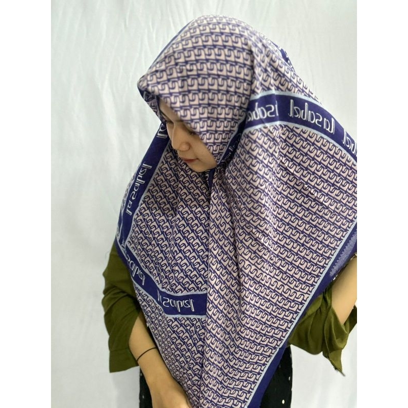 HIJAB VOAL MOTIF/VOAL MOTIF/VOAL MOTIF SEGIEMPAT/HIJAB MOTIF || Bunga Kertas duo