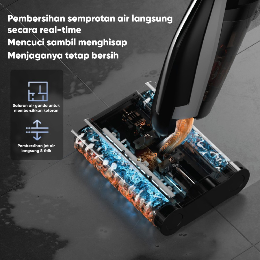 Deerma VX96 Wet and Dry Vacuum Cleaner - Penyedot Debu