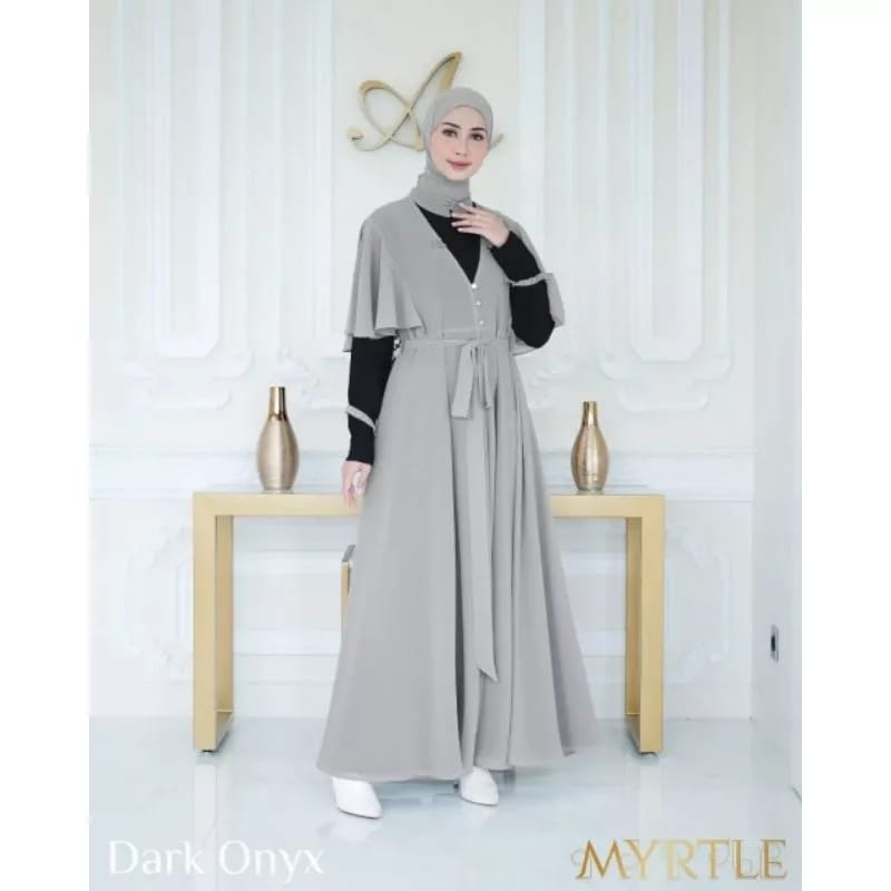 Nameera Dress Baju Gamis Outer Terbaru Baju Muslim Gamis Abaya Syakila mix Ceruty Babydoll Baju Wanita Kekinian