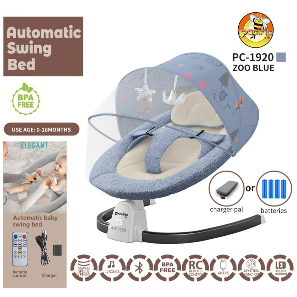Sugarbaby 10in1 Premium Rocker/Ayunan Bayi/Bouncer Bayi/Kursi Goyang Manual Bayi /SB 1803/PC 1950