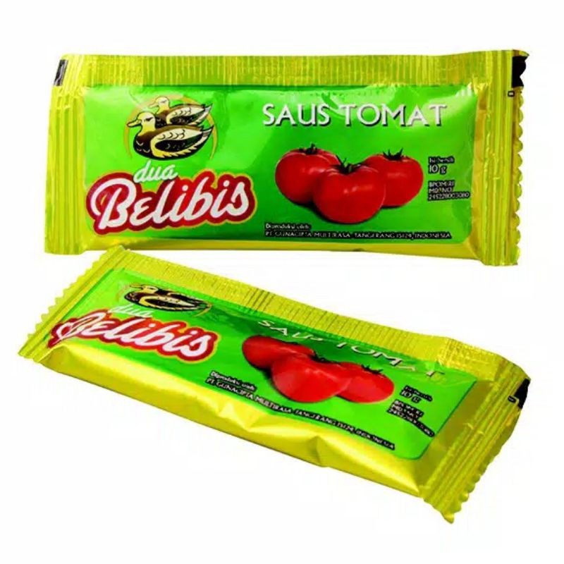 Dua Belibis Saus Tomat / Saus Cabe Sachet PACK (isi 24 pcs)