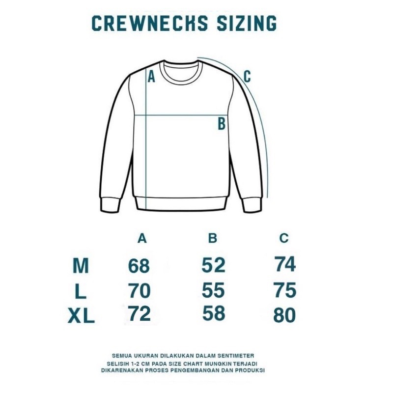 PHOMPPHIESS Sweater Crewneck Army Strip Hitam Sweater Kombinasi Pria Wanita