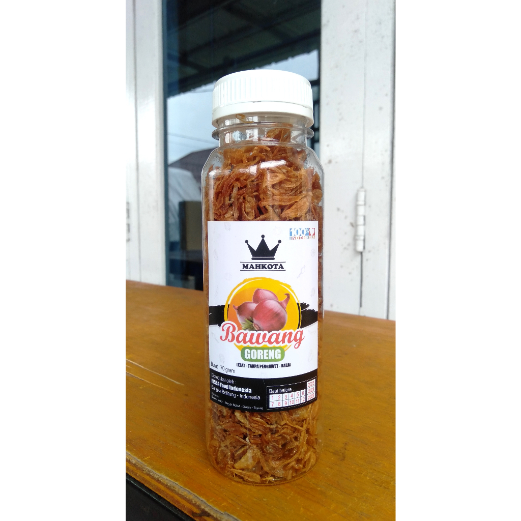 

BAWANG GORENG "MAHKOTA" 70 GRAM