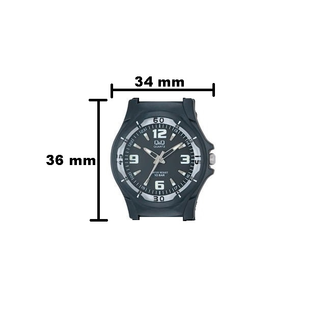SALE Jam Tangan Unisex Casual Sporty Rubber Analog Original Q&amp;Q QNQ QQ VP60 VP60J Series