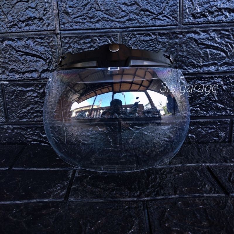 KACA HELM BOGO DEWASA CEMBUNG/FLAT/DATAR