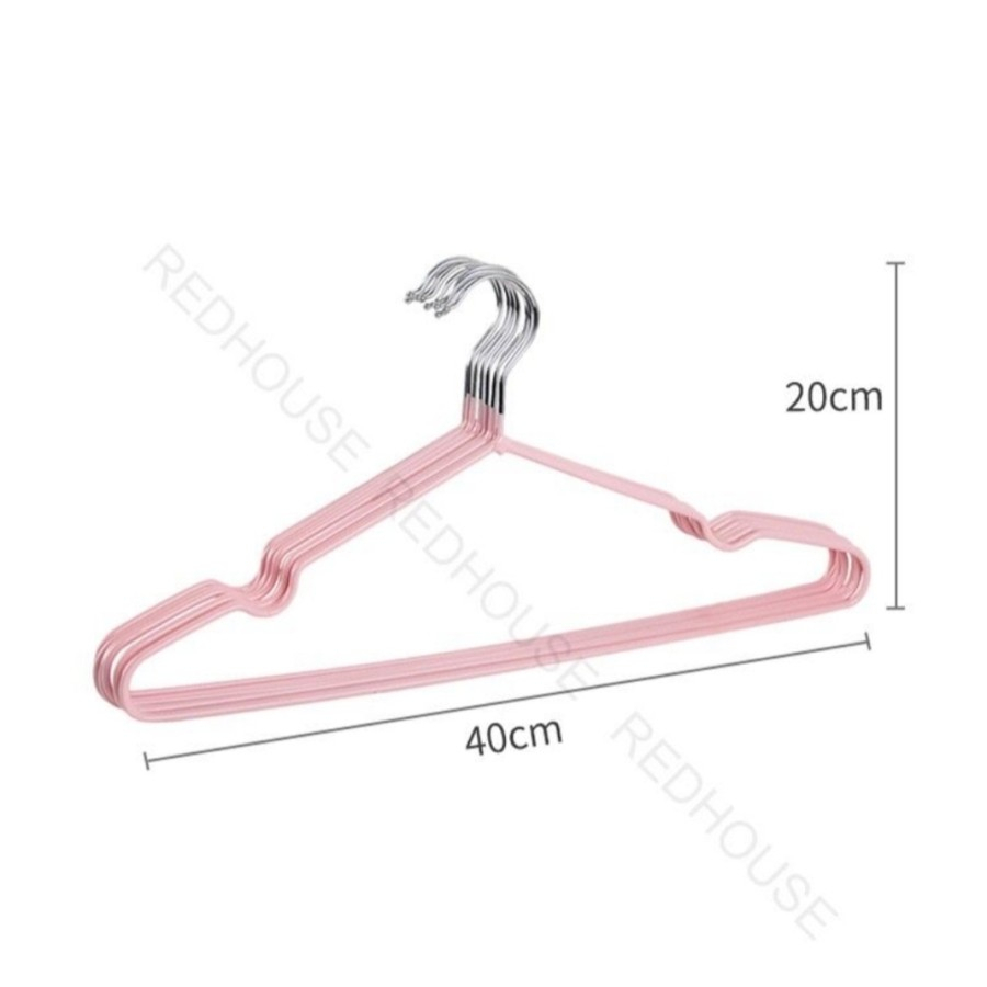 Hanger Premium Stainless Coating Silicone - Gantungan Baju Best Quality Stainless