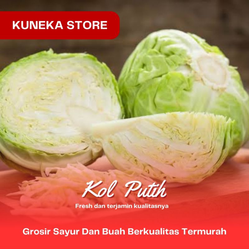 

KOL PUTIH KUBIS SEGAR FRESH 1kg