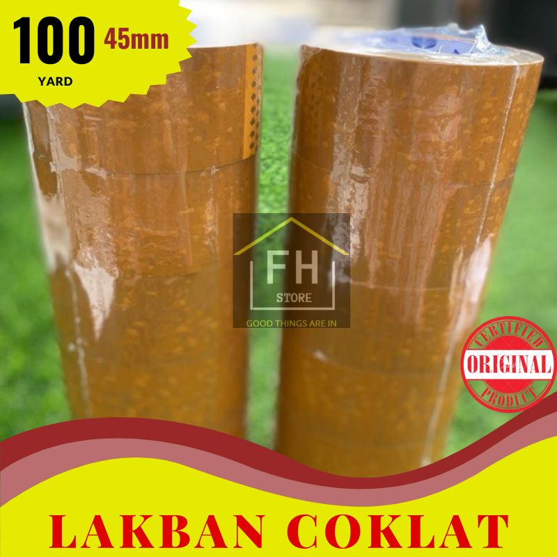 

Lakban Coklat/2 INCH 45 MMx100 YARD (Harga SLOP/6 Pcs)