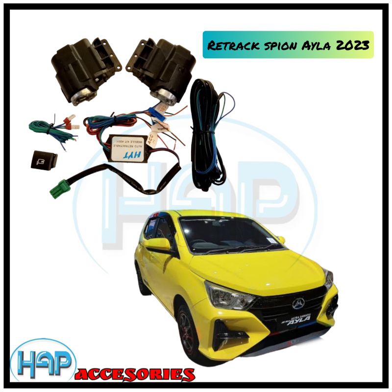 retrack spion Ayla terbaru 2023 - lipat spion otomatis Ayla agya