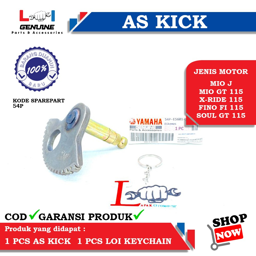 -LOI- AS KICK AS ENGKOL MIO J, MIO GT 115, FINO FI 115, XRIDE 115, SOUL GT 115 54P