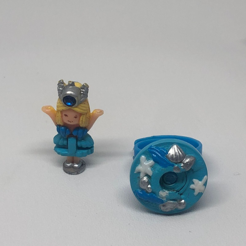 Polly Pocket Vintage Ring Bluebird