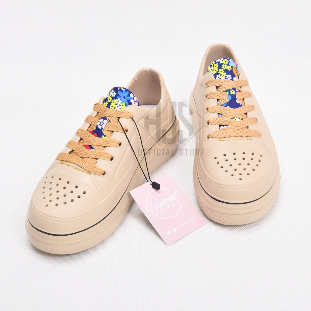 Sepatu Wanita Hazana sepatu sneakers wanita sepatu putih korea sepatu sekolah original sepatu cewek kekinian import Sneaker Korean Style