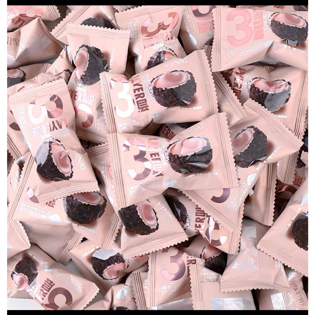 harga 1pcs Coklat biskuit lava cookie choco ball impor bola coklat lumer Vina franzzi