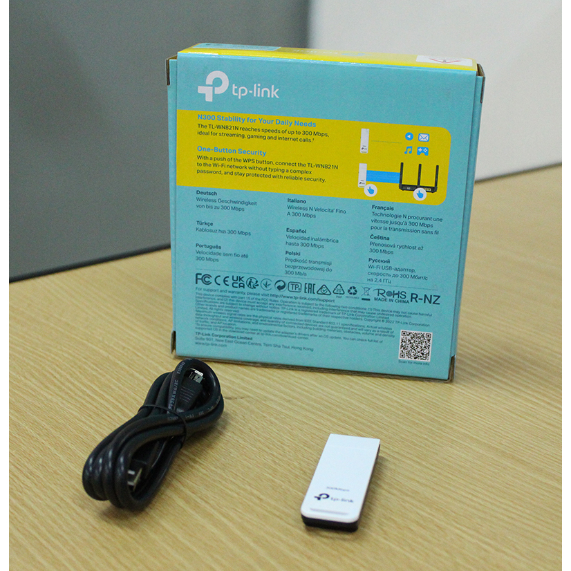 TPLINK TL-WN821N WiFi USB Adapter 300Mbps - TP-LINK TLWN821N WN821