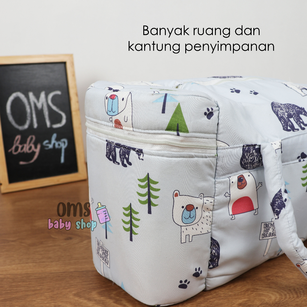 Tas Perlengkapan Bayi / Diaper Bag / Tas Botol Susu Karakter