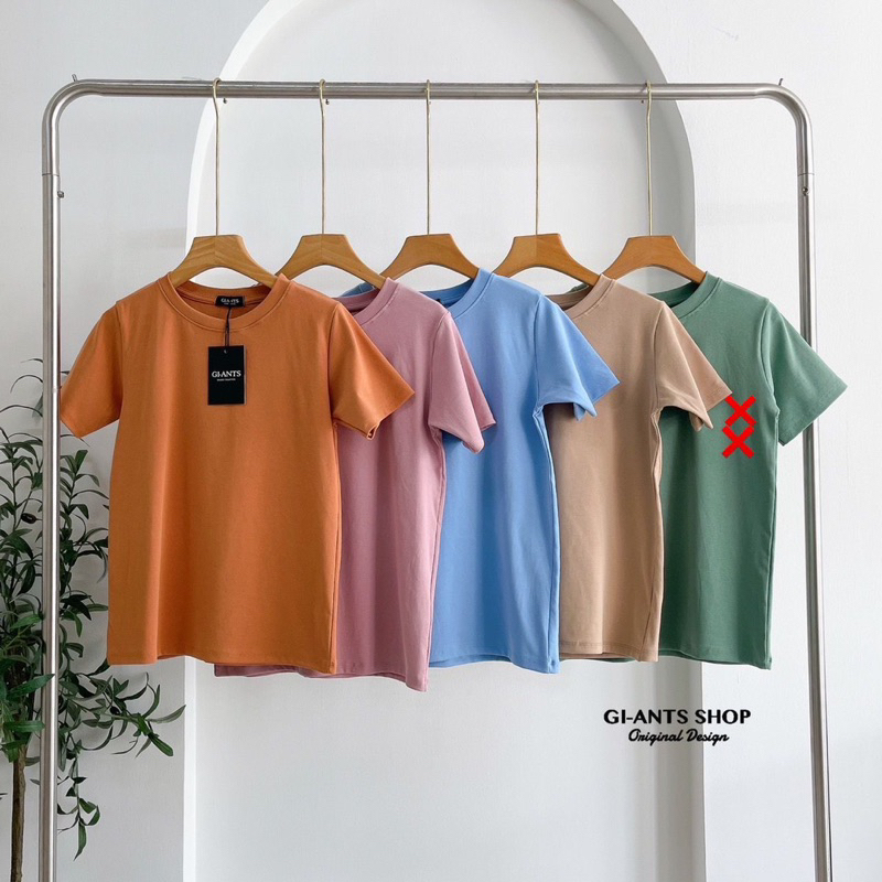 178 KAOS BAJU ATASAN WANITA GIANT BASIC POLOS BANGKOK BEST SELLER