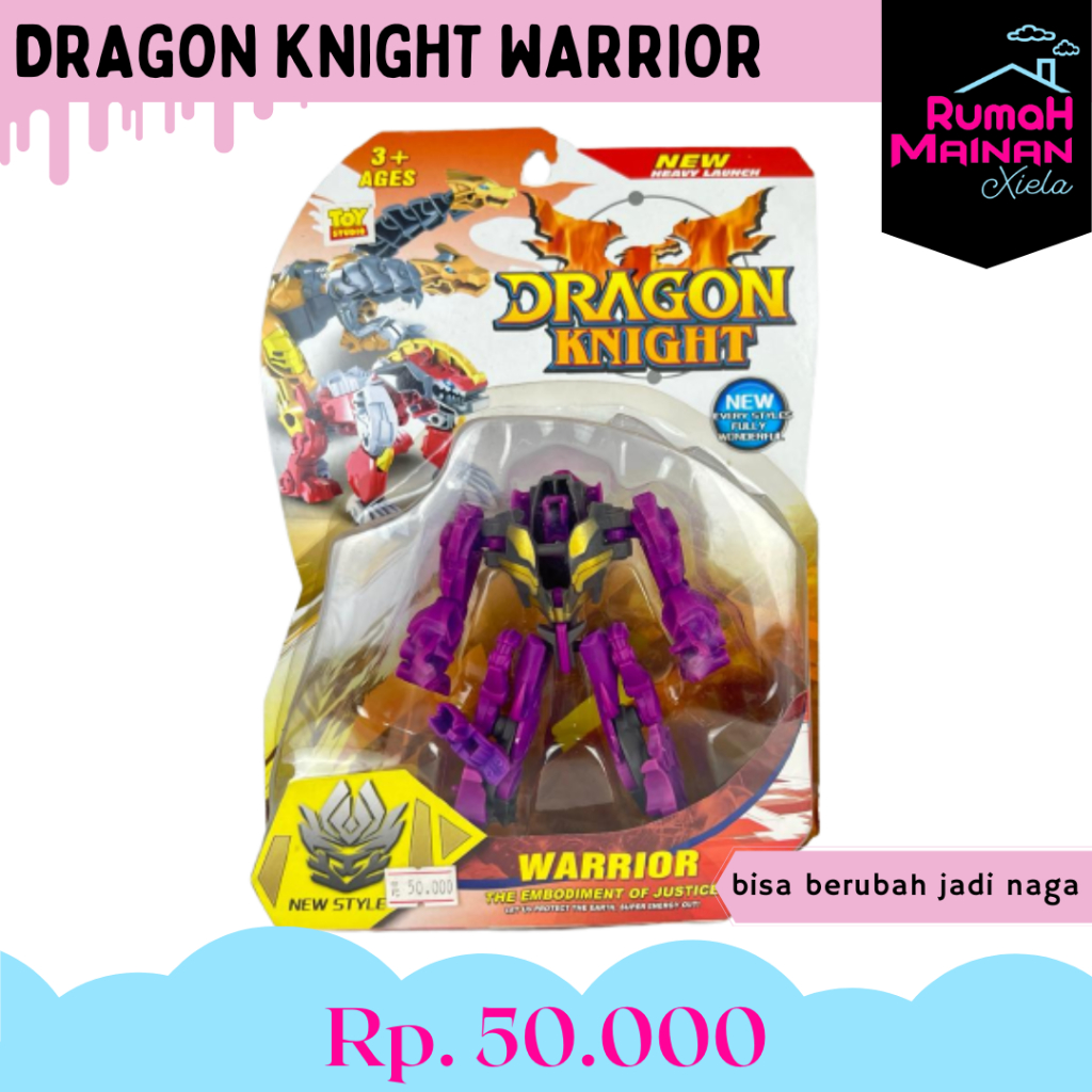 [RMX] DRAGON KNIGHT WARRIOR - MAINAN ROBOT NAGA DRAGON ANAK LAKI LAKI