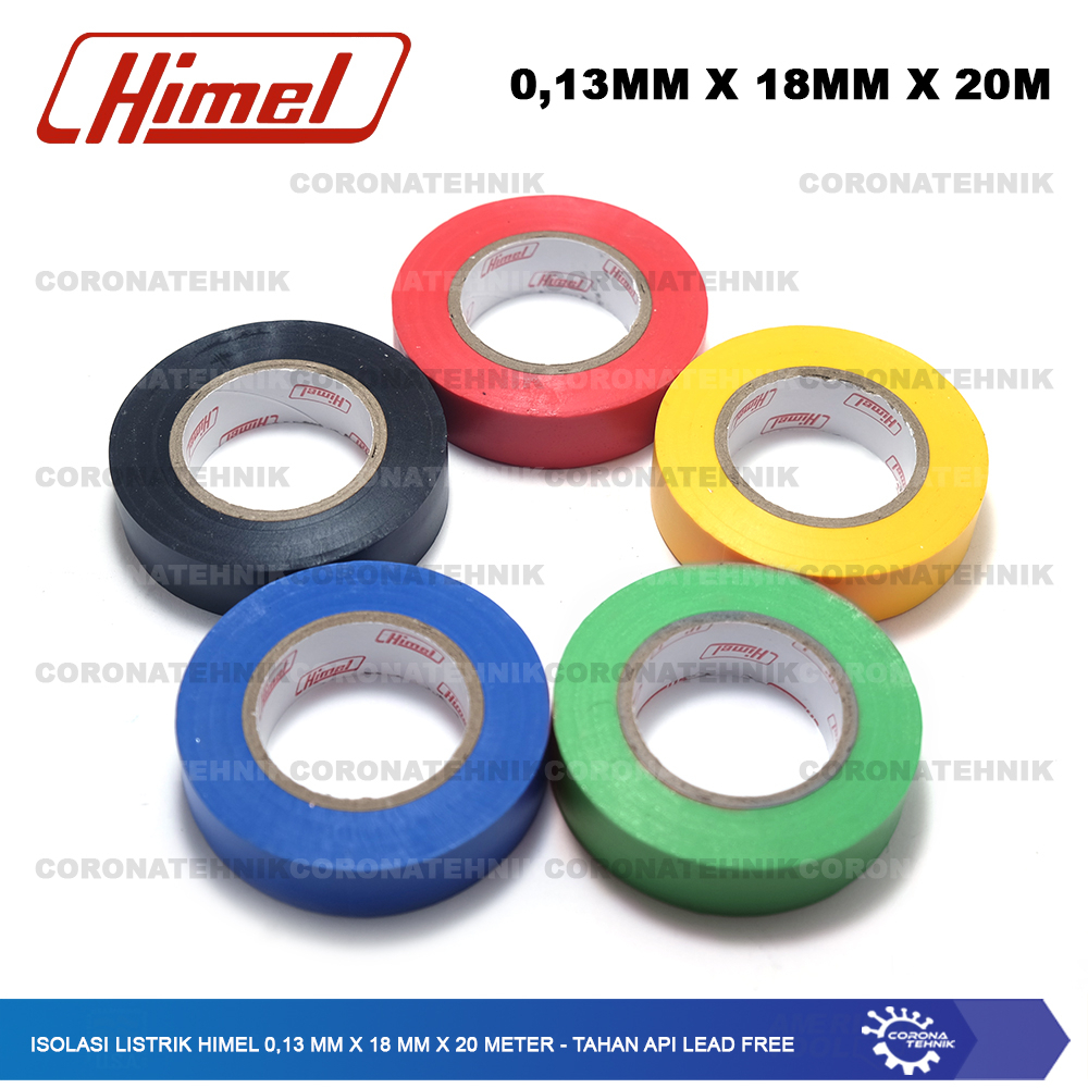 HIMEL 0,13 mm x 18 mm x 20 Meter - Tahan Api Lead Free Isolasi Listrik