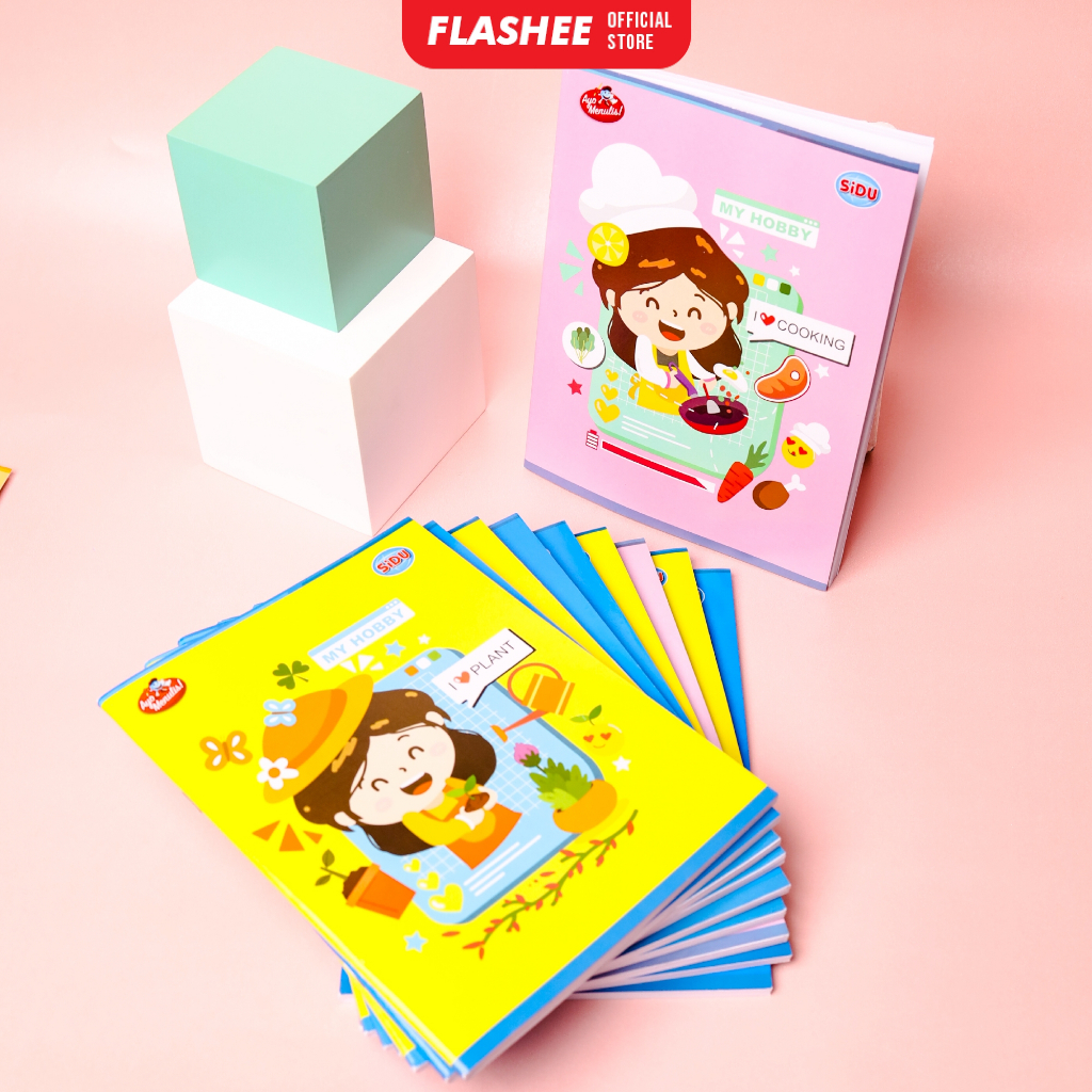 

Flashee Buku Tulis Sekolah Buku Tulis Sidu Bergaris Isi 38 Lembar Isi 58 Lembar COD