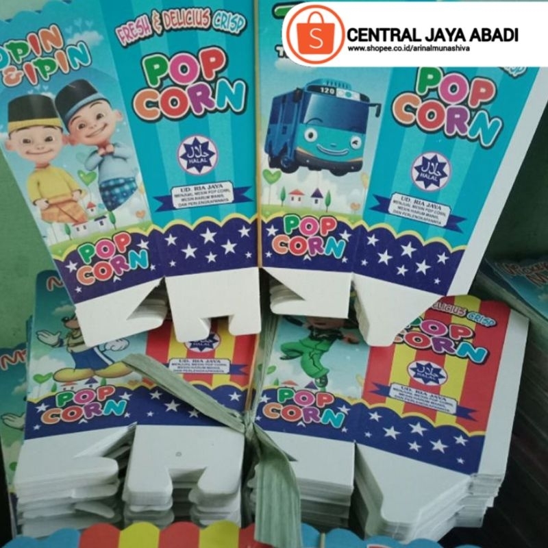 

200 LEMBAR KERTAS POPCORN 12 × 6 BAHAN IVORI PUTIH | KARDUS KEMASAN POPCORN UKURAN 12 × 6 PRODUK TERBARU | ARINA SHIVA GROUP 32