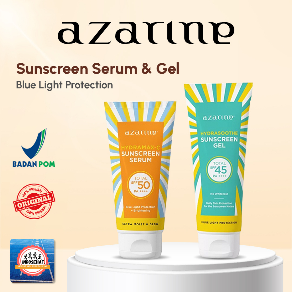 AZARINE Hydrasoothe Sunscreen Gel SPF 45 Hydramax C Sunscreen Serum SPF 50 Hydrasoothe Sunscreen Mist SPF 50