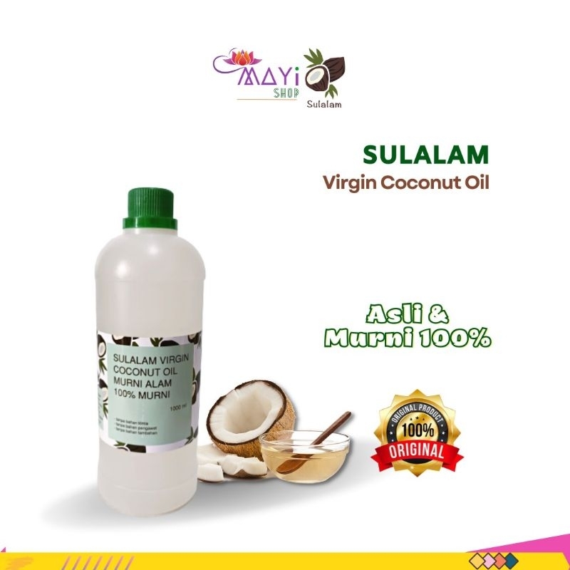 

VCO Virgin Coconut Oil Minyak Kelapa Tua Sulalam Premium Original 1000 ml