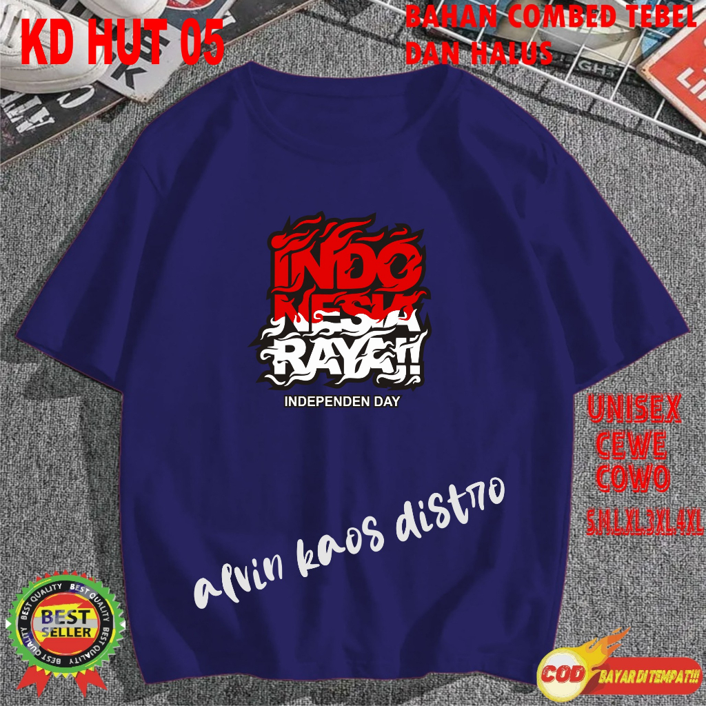 Beli 10 Pc Gratis 1 Pc Hut RI 78 Kaos Terlaris 17 Agustus 1945 78 Kemerdekaan Indonesia Kaos Merah Putih Hitam Kaos Cewek Cowok Anak4