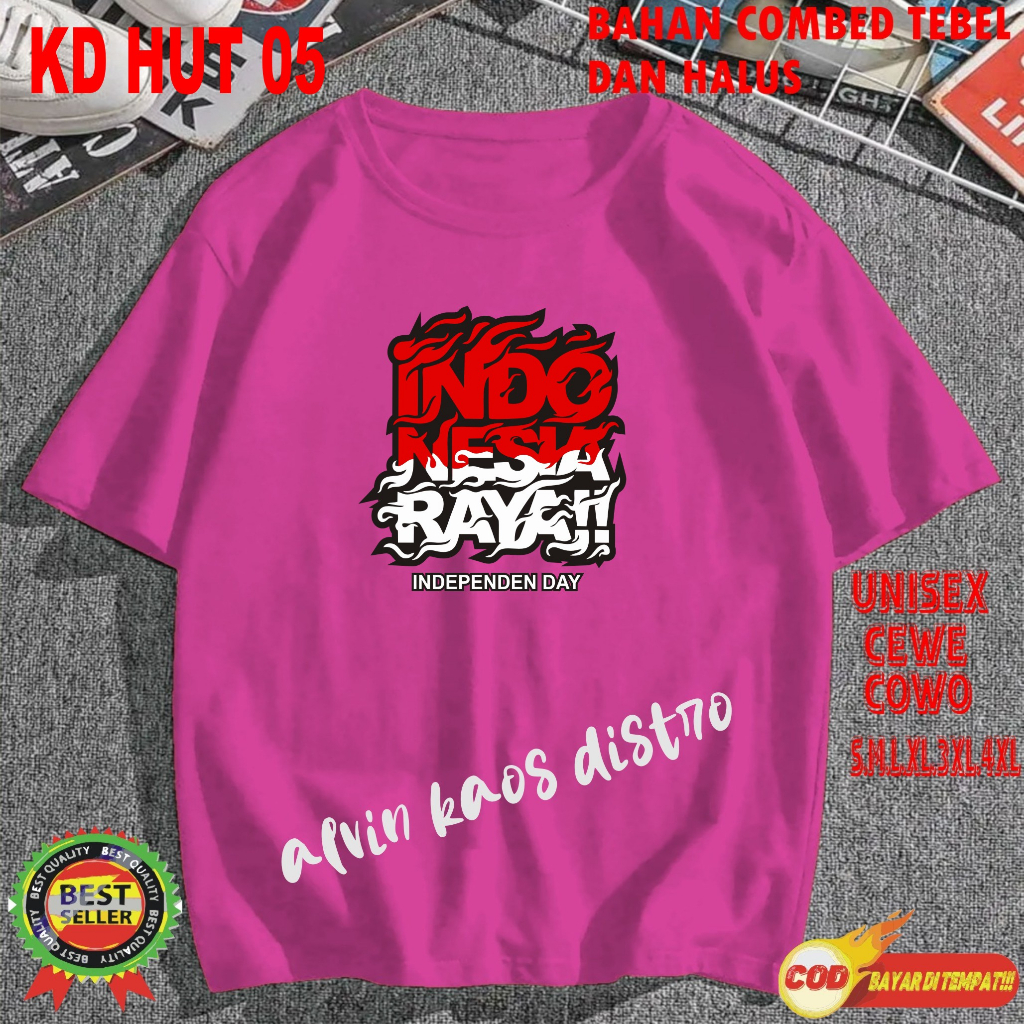 Beli 10 Pc Gratis 1 Pc Hut RI 78 Kaos Terlaris 17 Agustus 1945 78 Kemerdekaan Indonesia Kaos Merah Putih Hitam Kaos Cewek Cowok Anak4