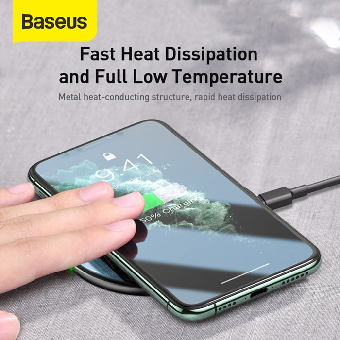 Baseus Simple 2 Wireless Charger 15W - Aluminium Alloy + Glass