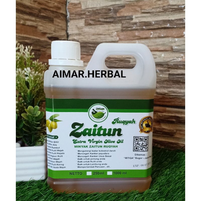 

Minyak Zaitun Ibtiqo Ekstra Virgin Oil 1 Liter | Olive Oil Ekstra Virgin ( Bisa Diminum ) Asli | Original