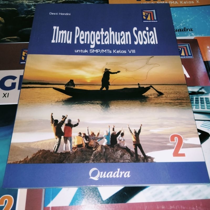 Buku Paket IPS SMP Quadra Kelas 8 Kurikulum Merdeka