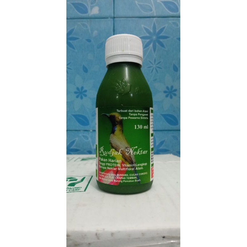 RUDJAK NEKTAR Pakan Burung Klibri Sogon Konin