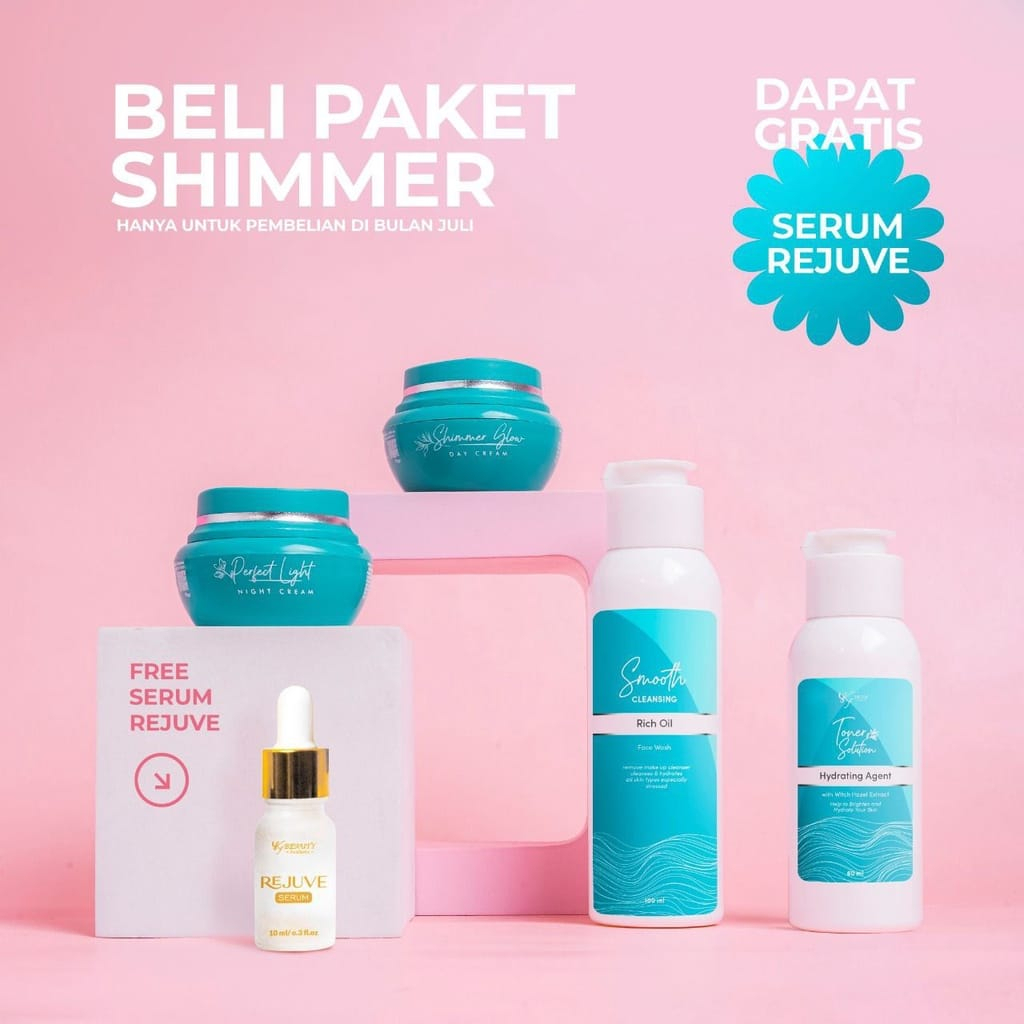 KF SKIN PAKET SHIMER TOSCA ORIGINAL tahap 2 FREE SERUM