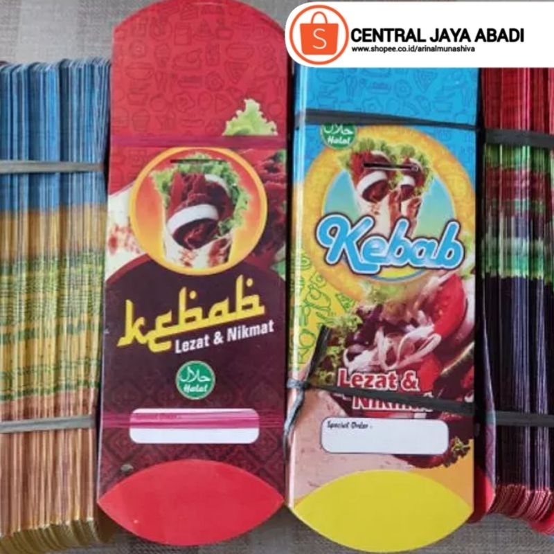 

100 LEMBAR KERTAS KEBAB TARIKAN UKURAN 25 × 9,5 CM HIGH QUALITY PAPER CRAFT TEBAL PRODUK TERBARU | KOTAK KEBAB KEKINIAN | DUS KEBAB VIRAL TIKTOK | KEMASAN KEBAB KEKINIAN | BOX KEBAB VIRAL | ARINA SHIVA GROUP 5876
