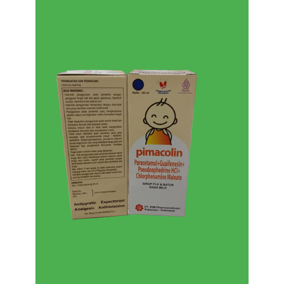 PIMACOLIN MILK SIRUP 60ML